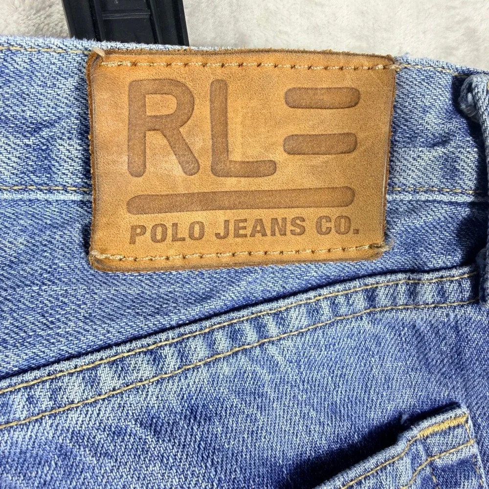 Vintage Polo Ralph Lauren Jeans Woodrow‎ Mens 36x30 Relaxed Straight Y2K Baggy